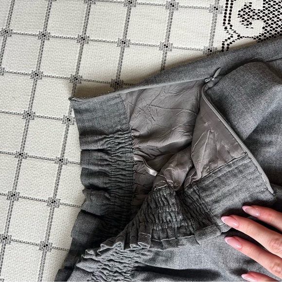 J. Crew Gray wool blend skirt with pockets - Picture 3 of 5